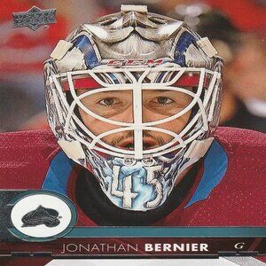 Jonathan Bernier - 2017/2018 Upper Deck Series 2 Hockey Card